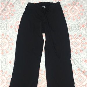 Black scrub pants